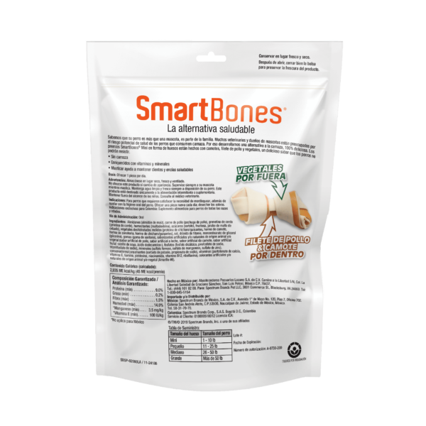 SmartBones Huesos de Camote Mini 8 Piezas SmartBones Huesos de Camote Mini 8 Piezas